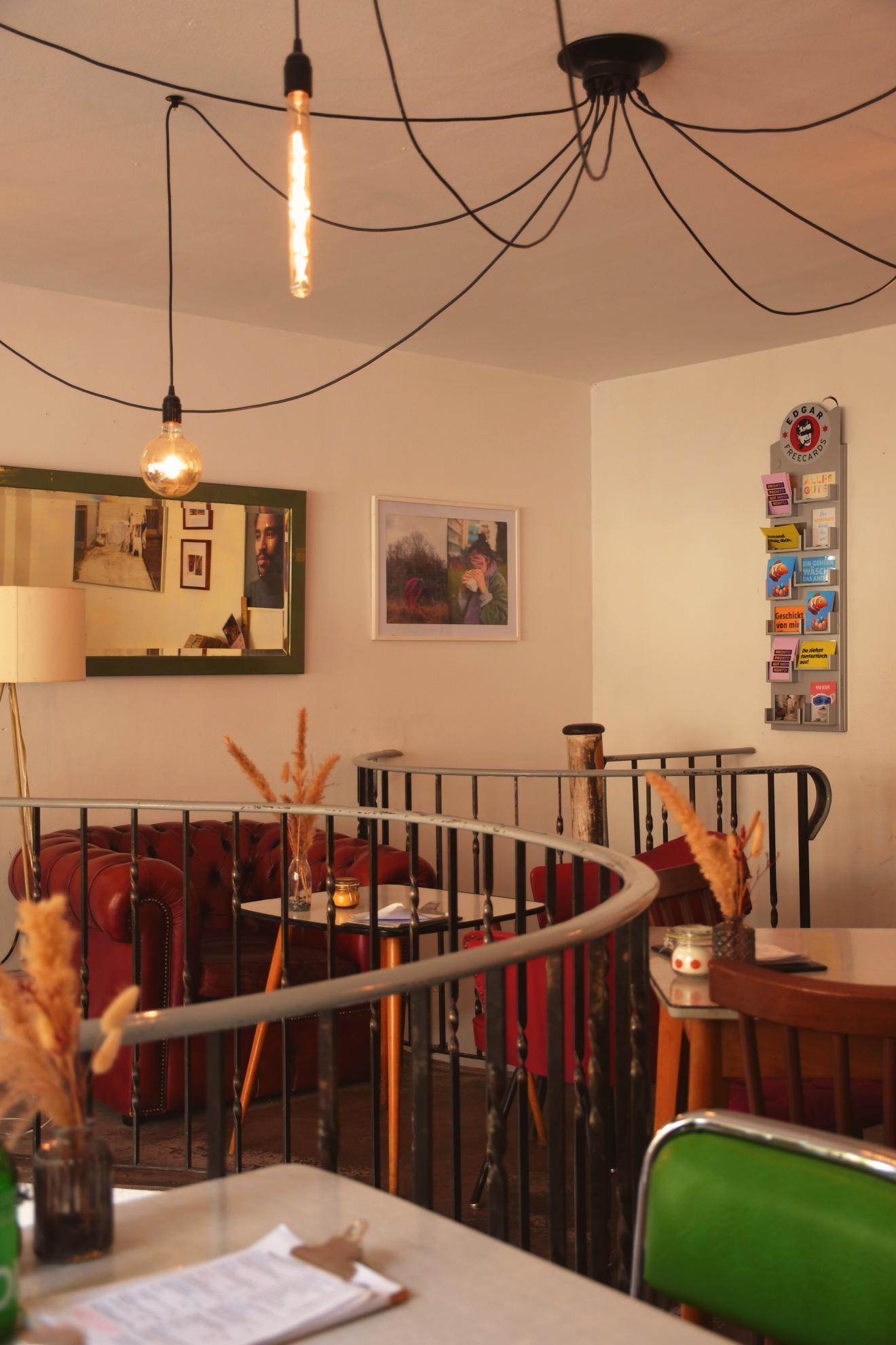 Ausschnitt aus einem Vintage möblierten Kaffee