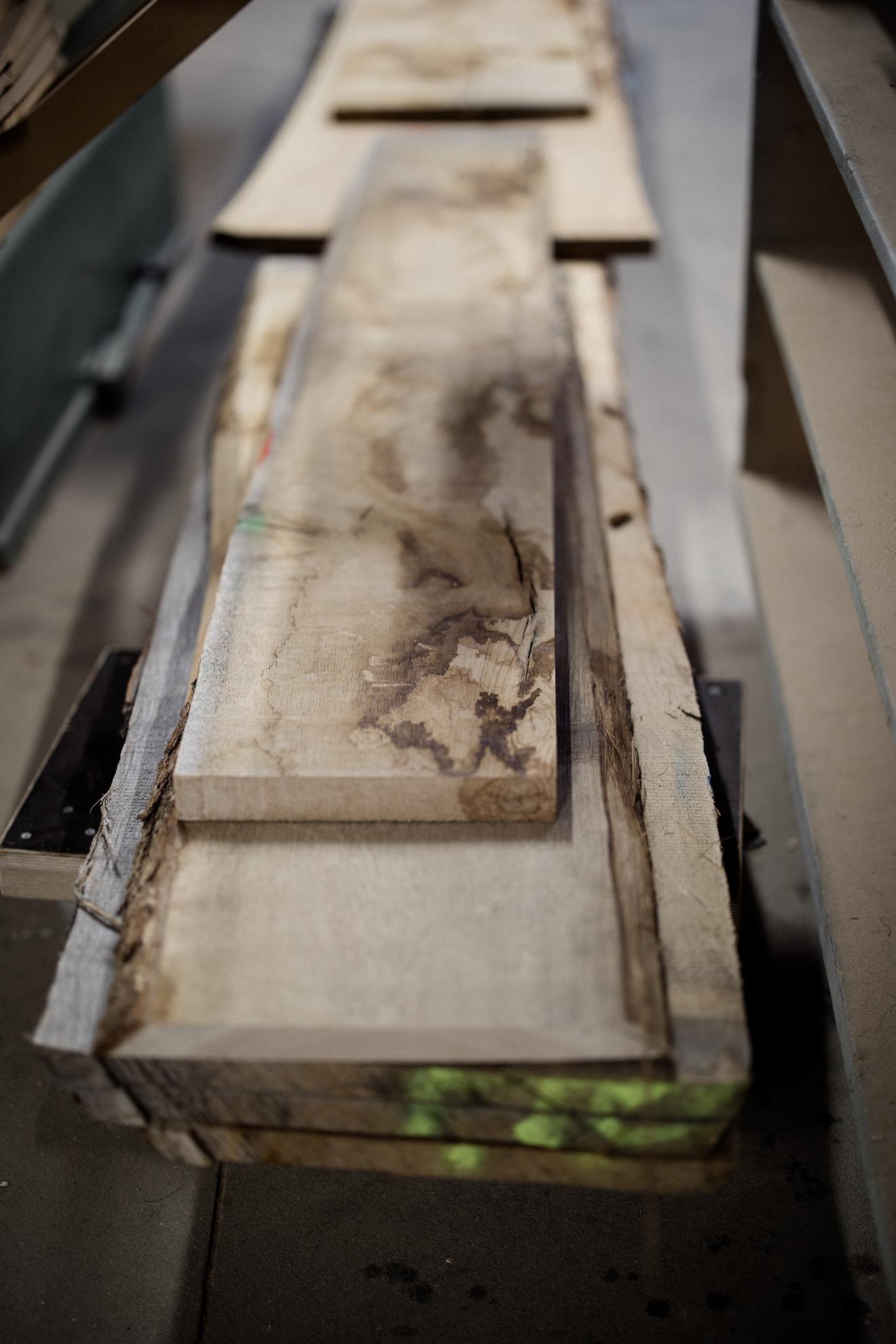 Unbehandeltes Holz