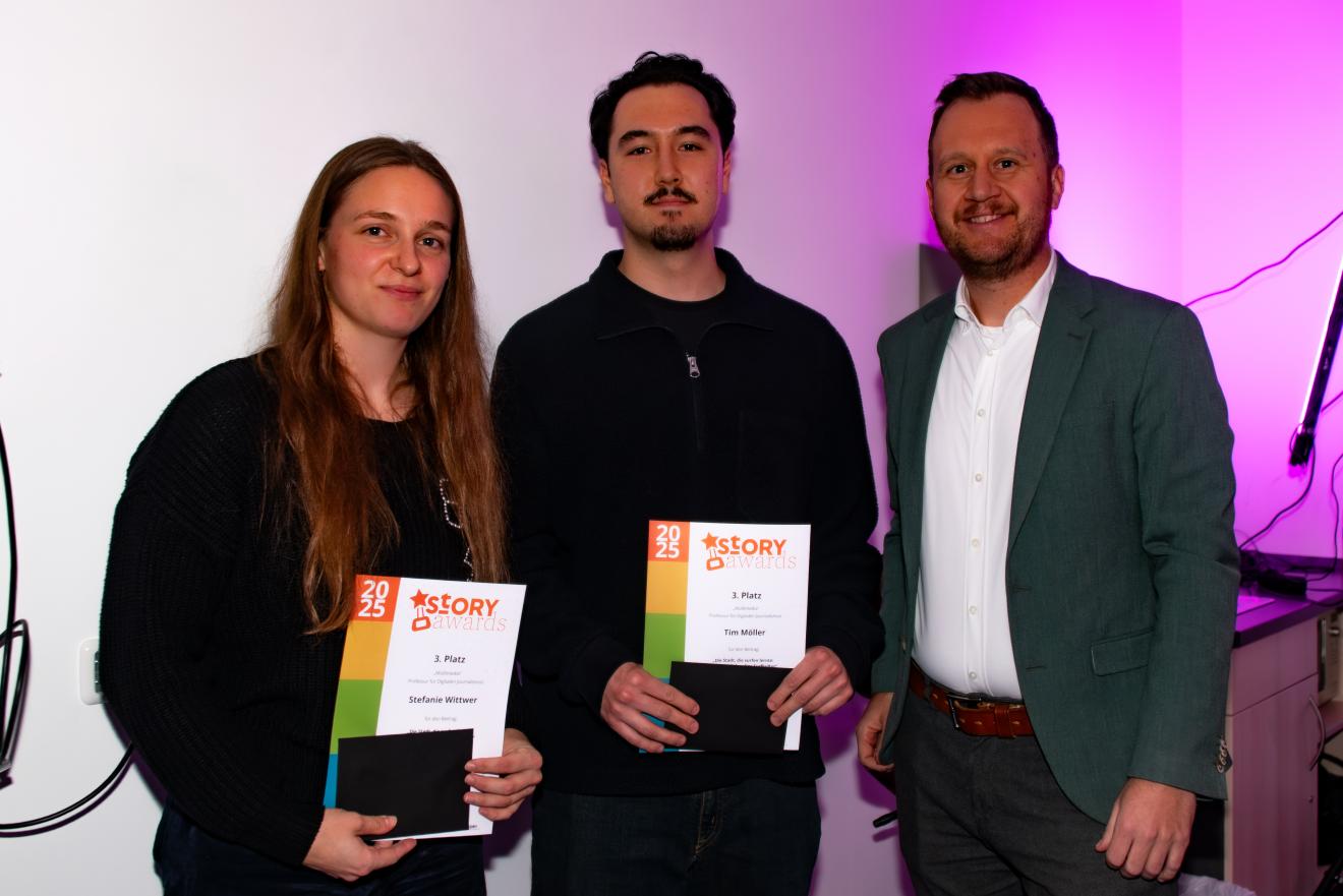 Die Gewinner des 3. Platzes. 