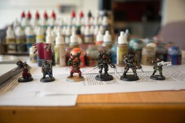 Eine Auswahl an verschiedenen Tabletop-Figuren
