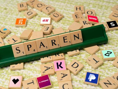 Fotomontage verschiedener BNPL und E-Commerce Dienstleister